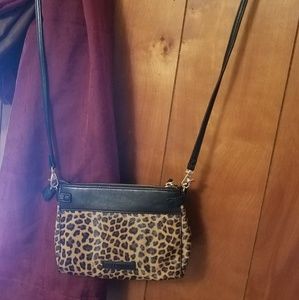 Liz Claiborne leopard print small Crossbody bag